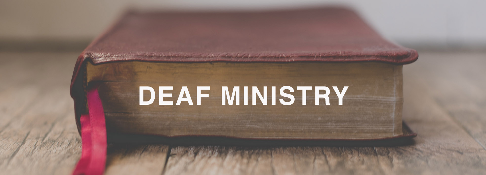 Deaf Ministry>