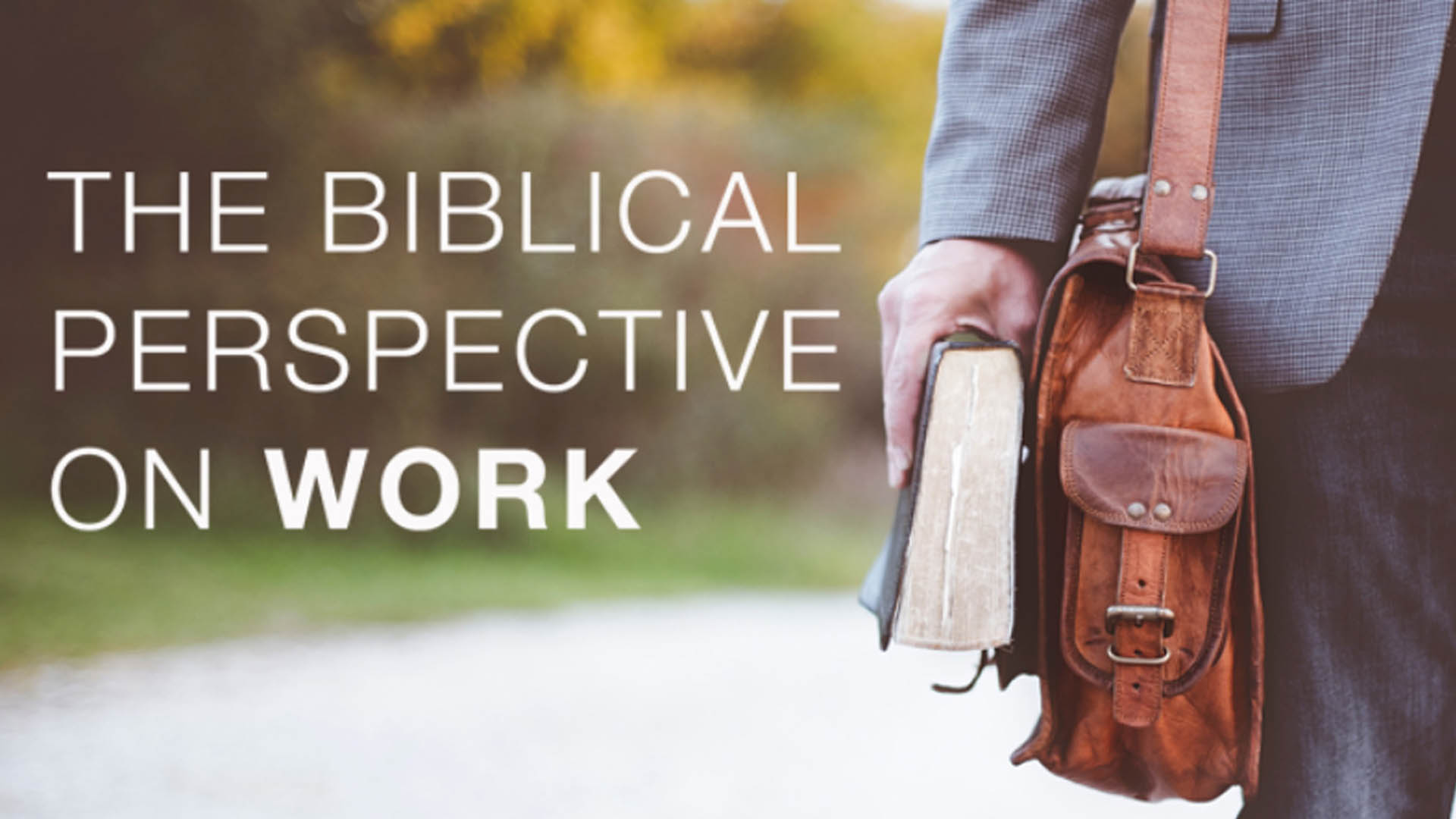The Biblical Perspective on Work