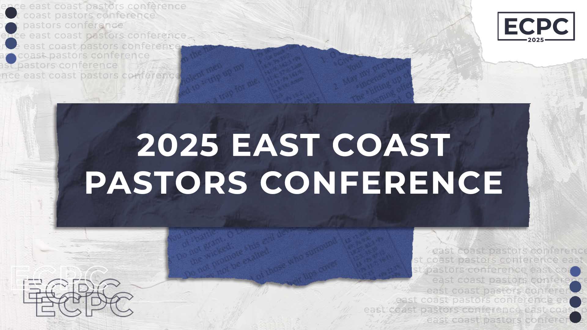 2025 East Coast Pastors Conference