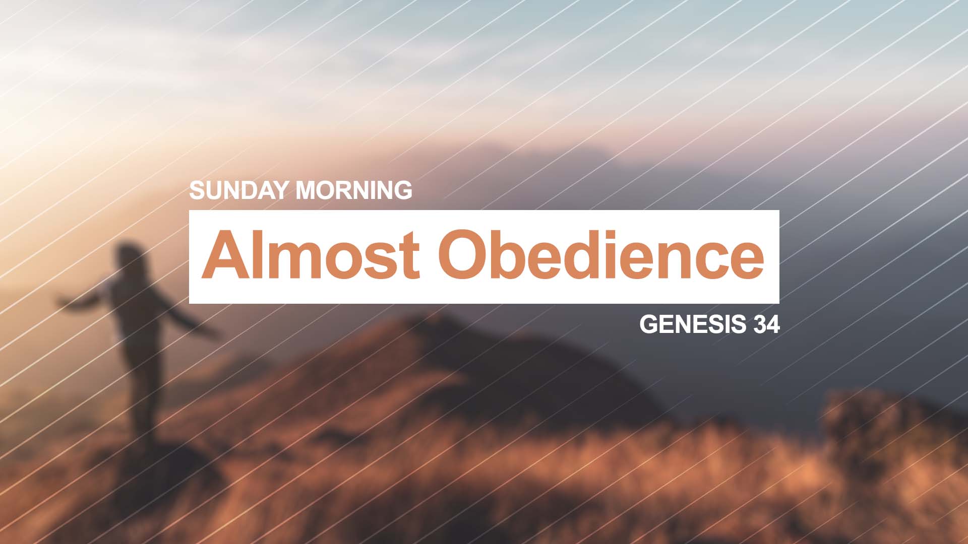 Genesis 34<br />Almost Obedience