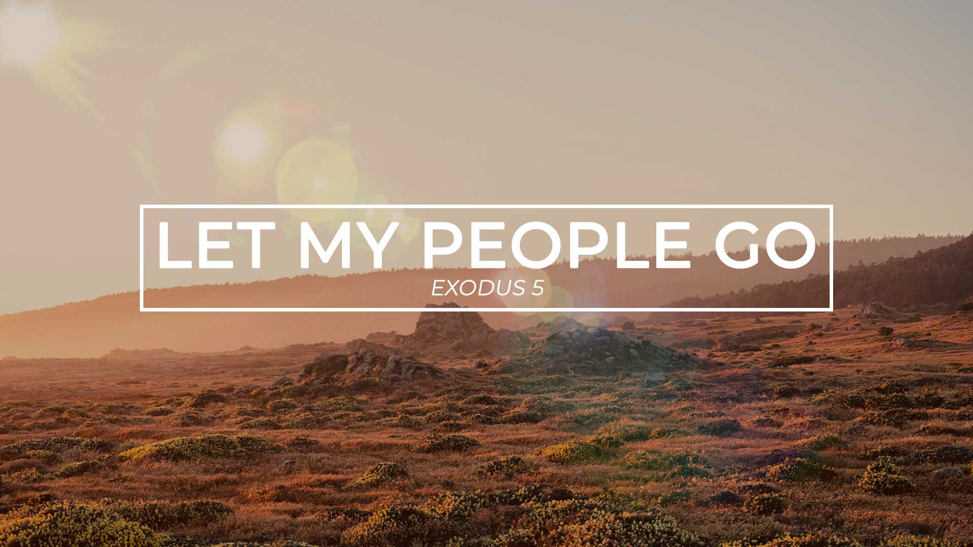 Exodus 5<br />Let My People Go