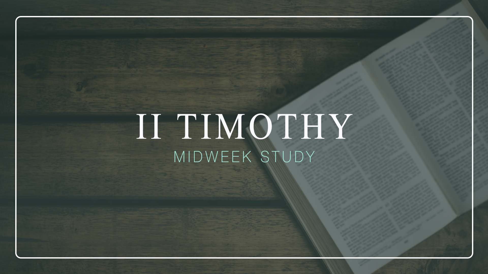 II Timothy 1:1-12